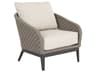 Sunset West Marbella Wicker Outdoor Lounge Chair in Echo Ash