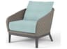 Sunset West Marbella Graphite Rope Cushion Lounge Chair