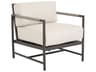 Sunset West Pietra Aluminum Patio Lounge Chair in Echo Ash