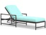 Sunset West Pietra Graphite Aluminum Cushion Chaise Lounge