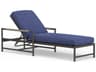 Sunset West Pietra Graphite Aluminum Cushion Chaise Lounge