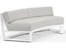 Sunset West Newport Whites creams beiges Aluminum Cushion Sofa