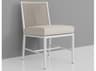Sunset West Sabbia Custom Aluminum Patio Dining Side Chair