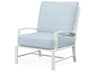 Sunset West Bristol White Aluminum Cushion Lounge Chair