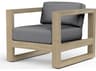 Sunset West Coastal Teak Outdoor Lounge Chair