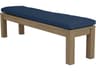 Sunset West Coastal Te Teak Wood Cushion Bench