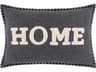 Surya Home Time Black / Charcoal / Wheat Pillow