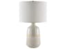 Surya Togo White Linen Table Lamp