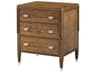 Theodore Alexander Dorchester 3-Drawers Brown Nightstand