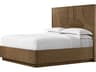 Theodore Alexander Origins Brown Wood Queen Platform Bed