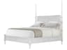 Theodore Alexander Spencer London White Solid Wood California King Poster Bed