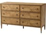 Theodore Alexander Nova 6-Drawers Dawn Double Dresser