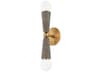 Troy Lighting Dax 2-Light Patina Brass Wall Sconce