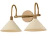 Troy Lighting Jovani 2-Light Patina Brass Soft Sand Vanity Light