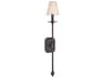 Troy Lighting La Brea 1-Light French Iron Black Wall Sconce