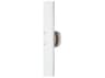 Troy Lighting Titus 1-Light Polished Nickel Glass LED Wall Sconce