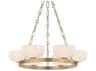 Troy Lighting Caelum 6-Light Patina Brass Bowl Chandelier
