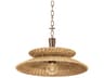 Troy Lighting Landry 1-Light Bronze Leaf Dome Pendant