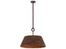 Troy Lighting Sequoia 1-Light Textured Bronze Drum Pendant