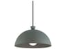 Troy Lighting Tygo 1-Light Verdigris Gray Dome Pendant