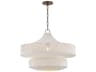 Troy Lighting Chandler Mclellan Thurso 1-Light Bronze Tiered Pendant