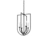 Troy Lighting Kael 4-Light Black Iron Lantern Pendant