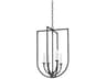 Troy Lighting Kael 4-Light Black Iron Lantern Pendant