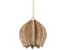 Troy Lighting Valatie 1-Light Vintage Gold Leaf Brown Pendant