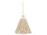 Troy Lighting Sonoma 3-Light Vintage Gold Leaf Bell Pendant