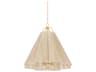 Troy Lighting Sonoma 4-Light Vintage Gold Leaf Bell Pendant