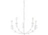 Troy Lighting Florian 5-Light White Candelabra Chandelier