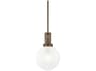 Troy Lighting Tobias 1-Light Bronze Globe Mini Pendant