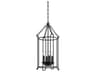 Troy Lighting Lassen 4-Light Black Iron Cylinder Pendant