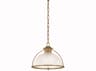 Troy Lighting Glint 1-Light Patina Brass Dome Pendant