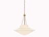 Troy Lighting Era 1-Light Patina Brass Bowl Pendant