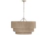 Troy Lighting Reza 1-Light Patina Brass Tiered Pendant