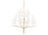 Troy Lighting Juniper 20-Light Gold Leaf Candelabra Chandelier