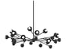 Troy Lighting Colt 24-Light Soft Black Sputnik Chandelier