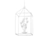 Troy Lighting Westwood 12-Light Gesso White Lantern Pendant