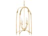 Troy Lighting Rhett 4-Light Vintage Gold Leaf Candelabra Chandelier
