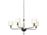 Troy Lighting Osmond 5-Light Black Iron Drum Chandelier