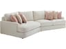 Tommy Bahama Palm Desert White Upholstered LAF Lansing Sectional Sofa
