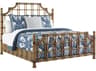 Tommy Bahama Twin Palms St. Kitts Rattan King Poster Bed