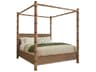 Tommy Bahama Key Biscayne Brown Bamboo Wood California King Poster Bed