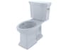 TOTO Promenade-II 2-Piece Elongated Universal Height Cotton White Toilet with Cefiontect and Right-Hand Trip Lever