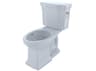 TOTO Promenade-II 1G 2-Piece Elongated Universal Height Cotton White Toilet with Cefiontect and Right-Hand Trip Lever