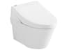 TOTO Washlet+ AP Wall-Hung Elongated Toilet and Washlet C5 and DuoFit In-Wall Dual-Flush Tank System