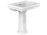 TOTO Promenade Rectangular Pedestal Bathroom Sink for 8 inch Center Faucets
