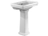 TOTO Promenade Rectangular Pedestal Bathroom Sink for 8 inch Center Faucets
