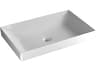TOTO Kiwami Cotton White Rectangular 23" Vessel Bathroom Sink with Cefiontect